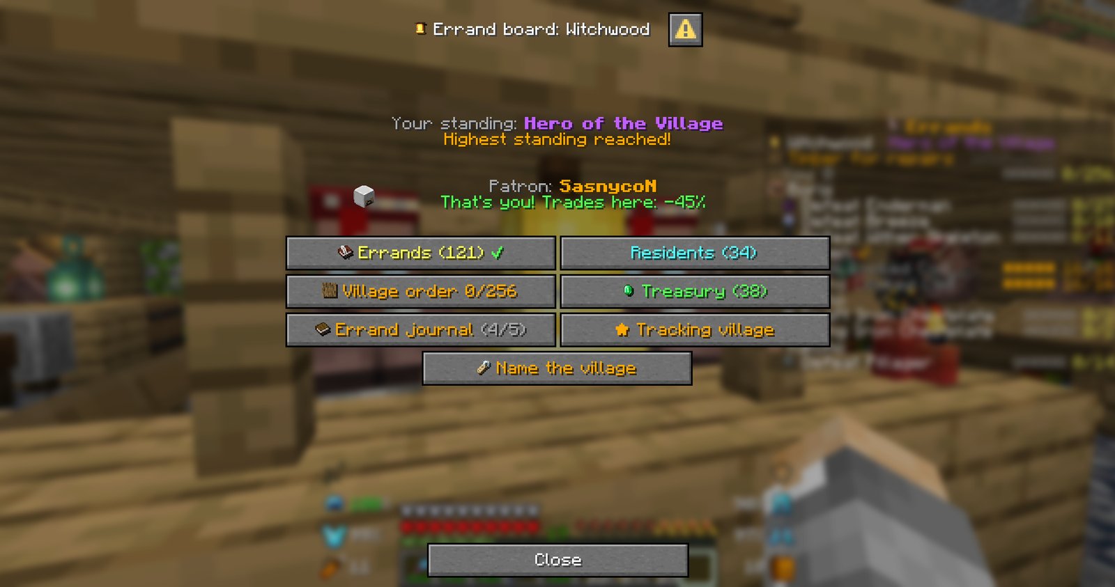 The village board at the bell: errands, residents, village order, treasury and your standing